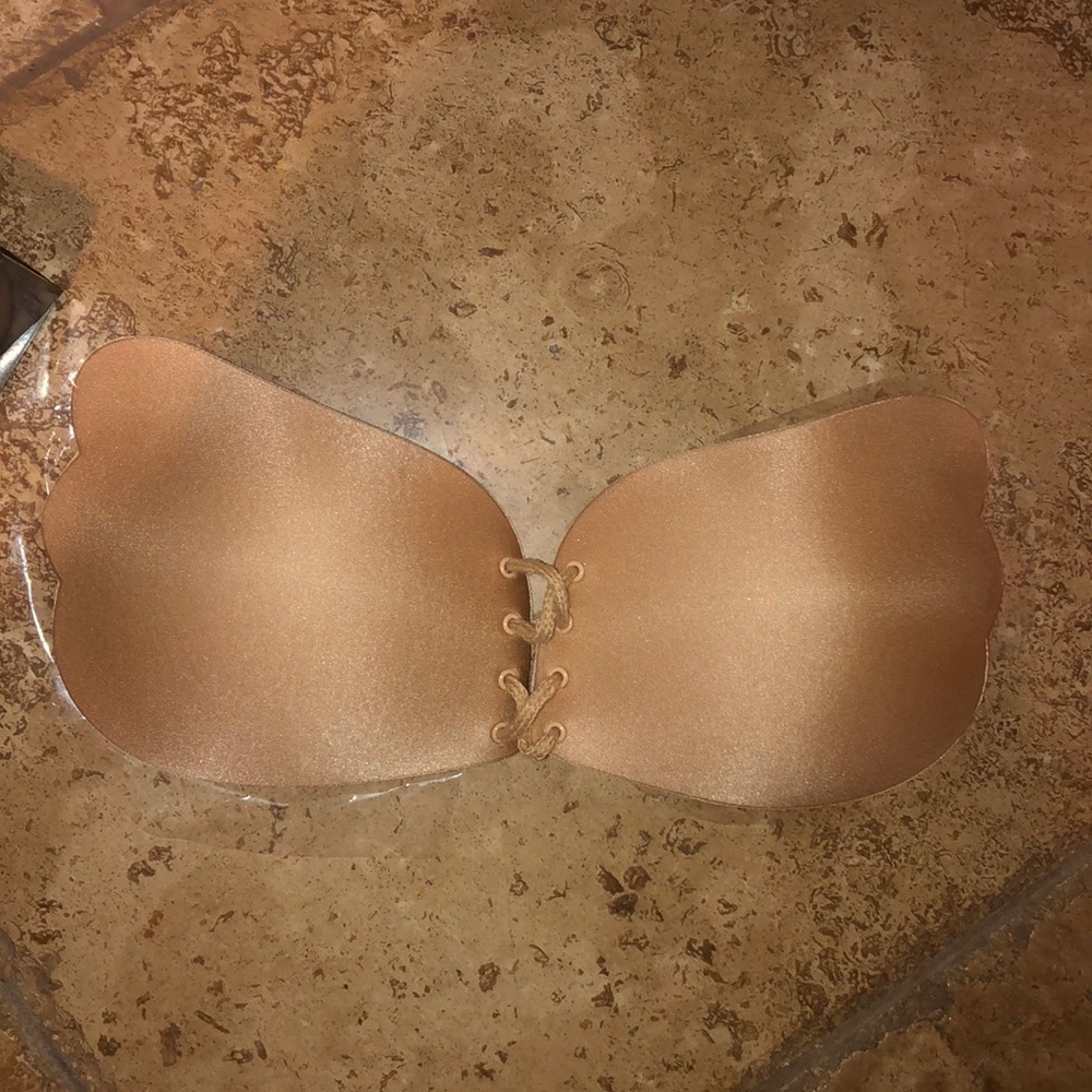 Stick on bra